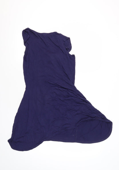 Bluh Sculpt Women's Asymmetric Blue Dress Size 8