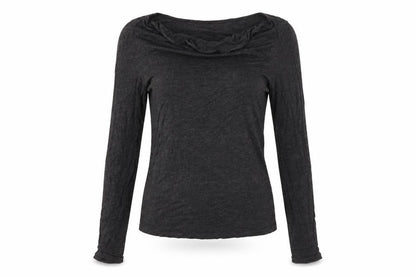 Mango Basics Women's Black Long Sleeve T-Shirt Size 4