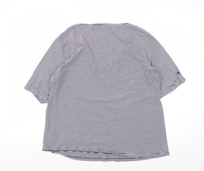 Marks and Spencer Women's Striped T-Shirt, Size 18