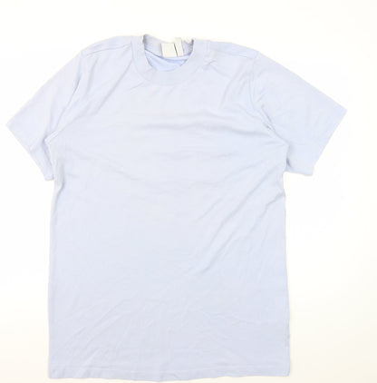 Womens UK Size L adidas Blue Basic T-Shirt