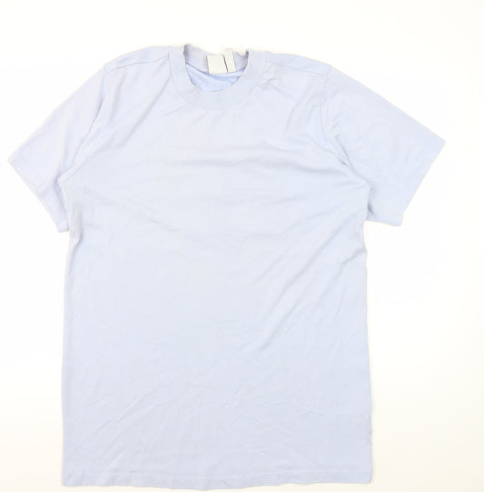 Womens UK Size L adidas Blue Basic T-Shirt