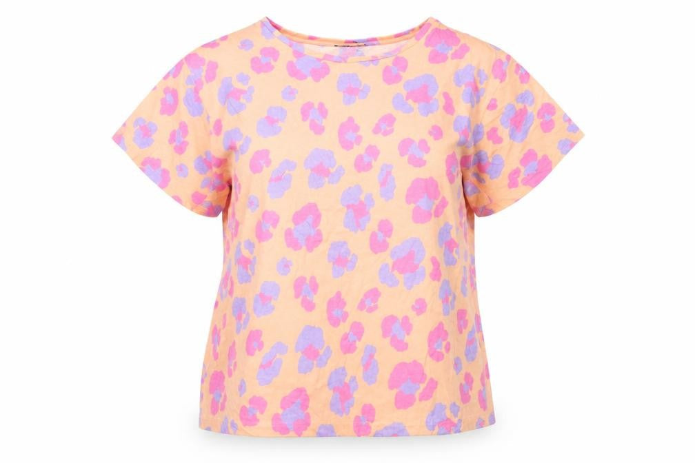 Womens UK Size 12 ASOS Beige Basic T-Shirt