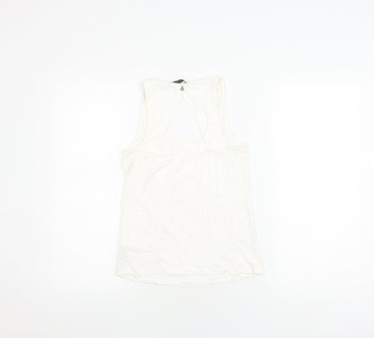 A.L.E Women’s White Tank Top, Size M, Casual Essential