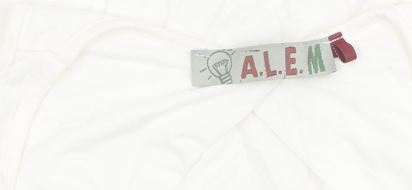 A.L.E Women’s White Tank Top, Size M, Casual Essential