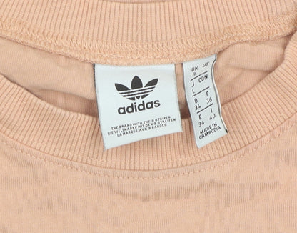 Unisex Adults UK Size L adidas Beige Basic T-Shirt