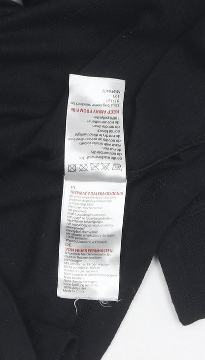 Mountain Warehouse Unisex Black Long Sleeve Activewear Top