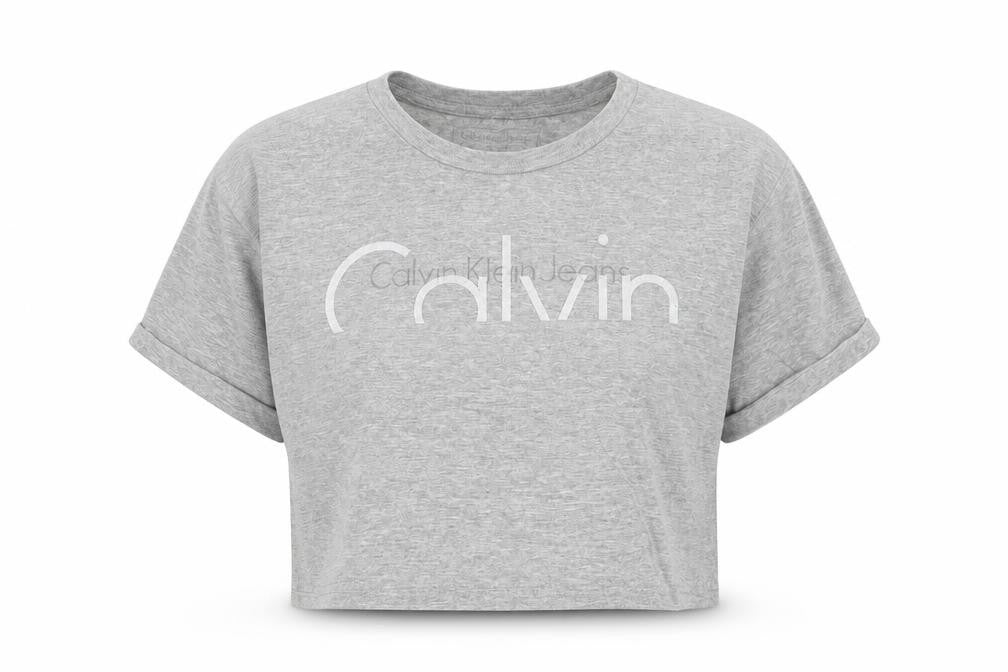 Womens UK Size M Calvin Klein Jeans Grey  T-Shirt