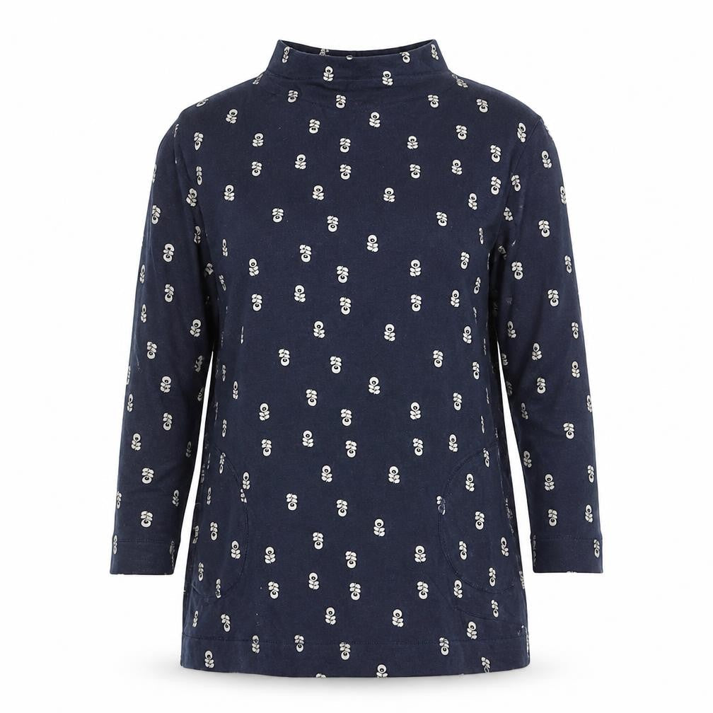 Womens UK Size 8 White Stuff Blue Tunic Jumper