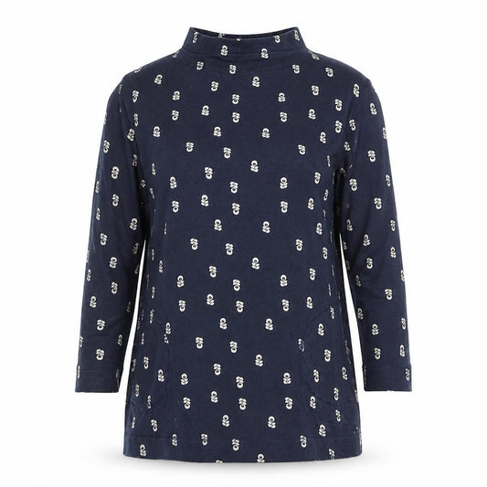 Womens UK Size 8 White Stuff Blue Tunic Jumper