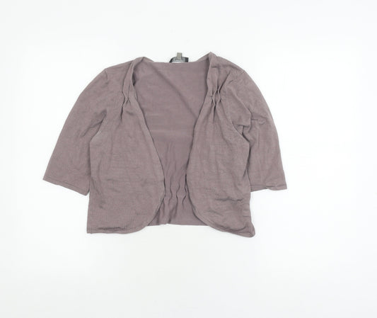 Coast Women's Grey Cardigan 3/4 Sleeve Size 12