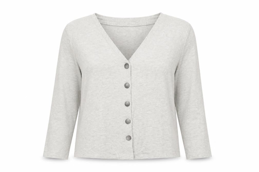 Womens UK Size S Oysho Grey Cardigan Jumper