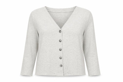 Womens UK Size S Oysho Grey Cardigan Jumper