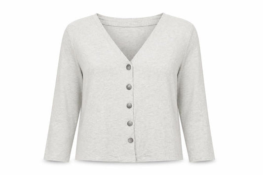 Womens UK Size S Oysho Grey Cardigan Jumper