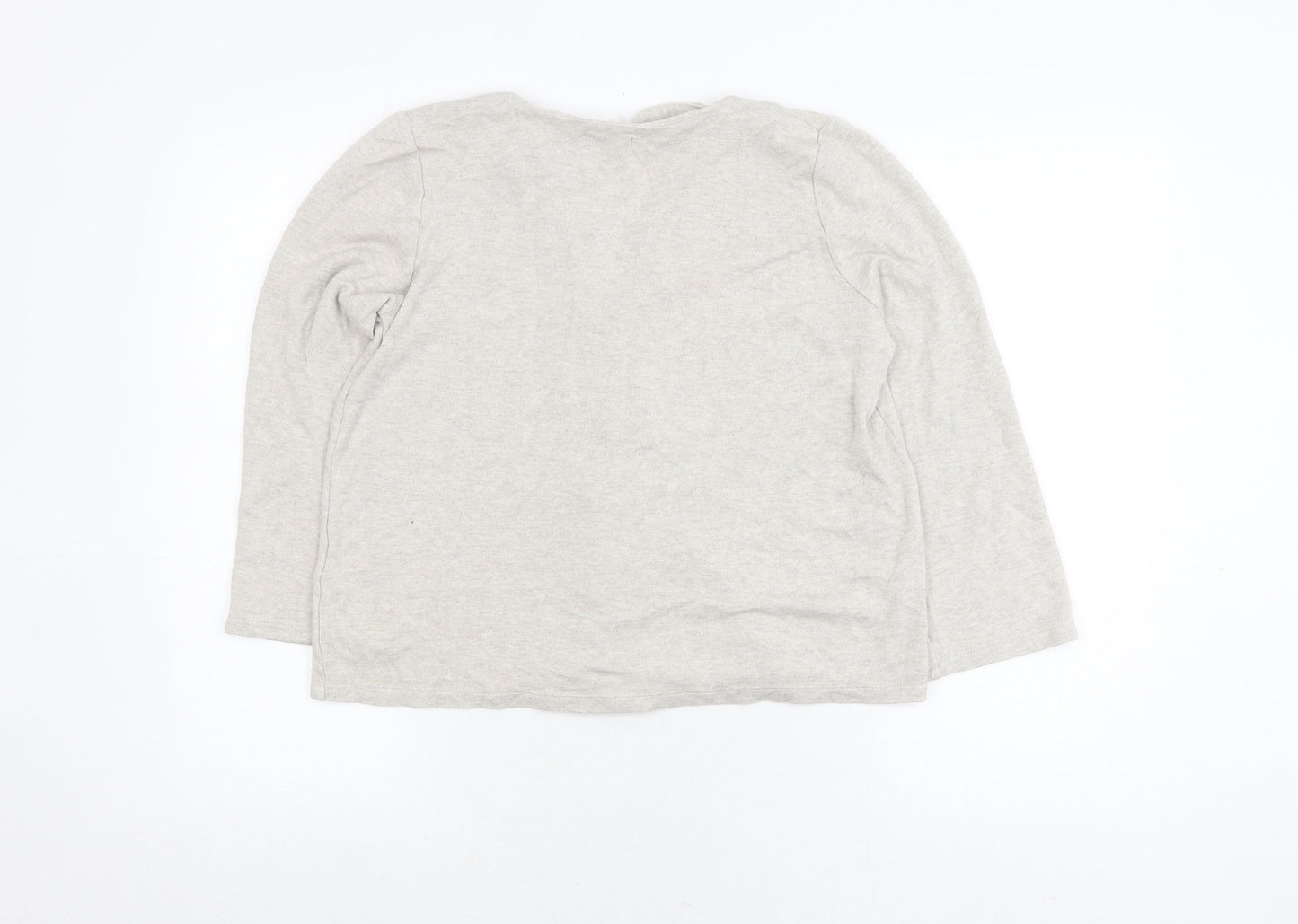 Womens UK Size S Oysho Grey Cardigan Jumper