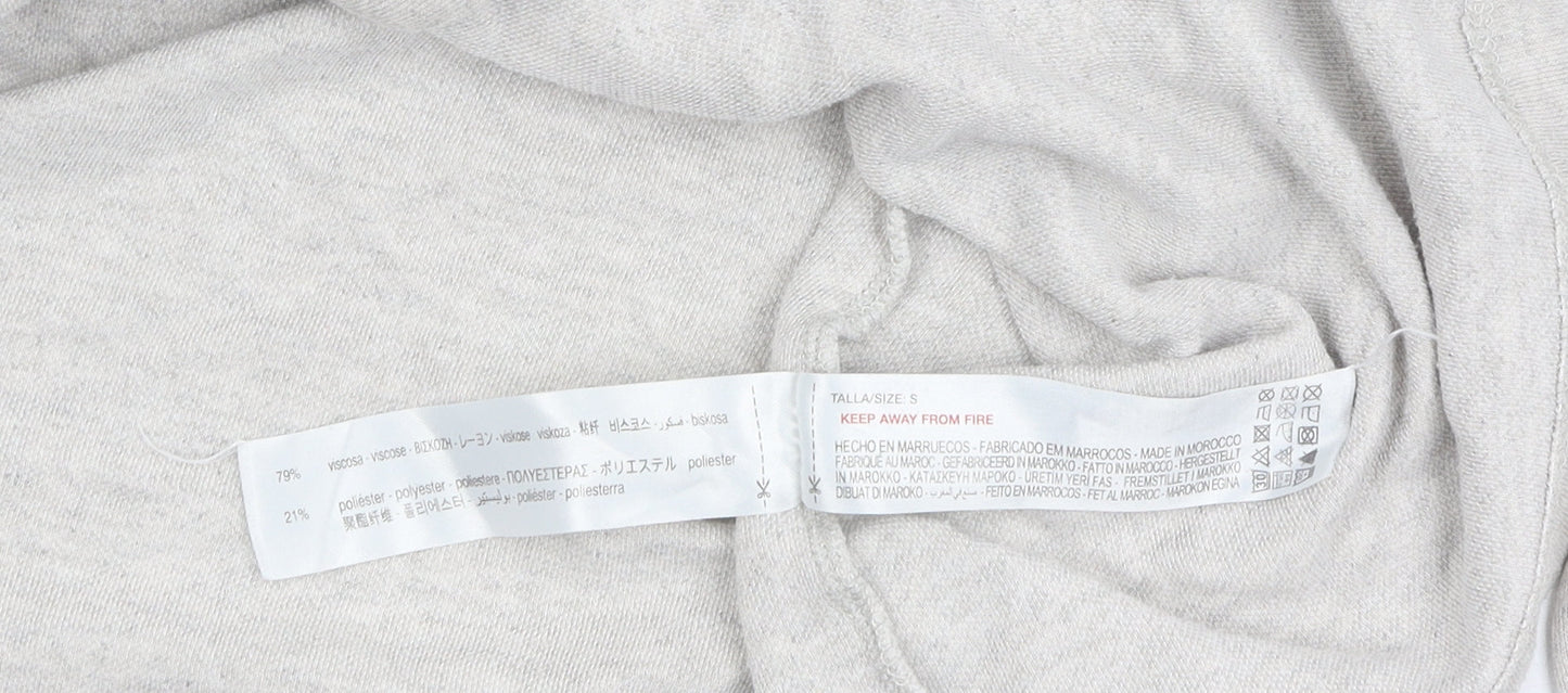 Womens UK Size S Oysho Grey Cardigan Jumper