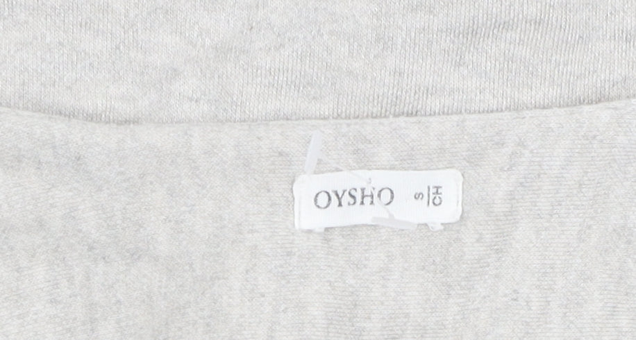 Womens UK Size S Oysho Grey Cardigan Jumper