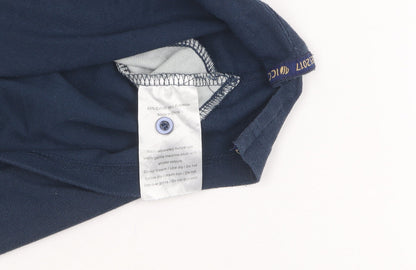 ICC Champions Trophy England & Wales 2017 Men’s Blue Polo Shirt XL