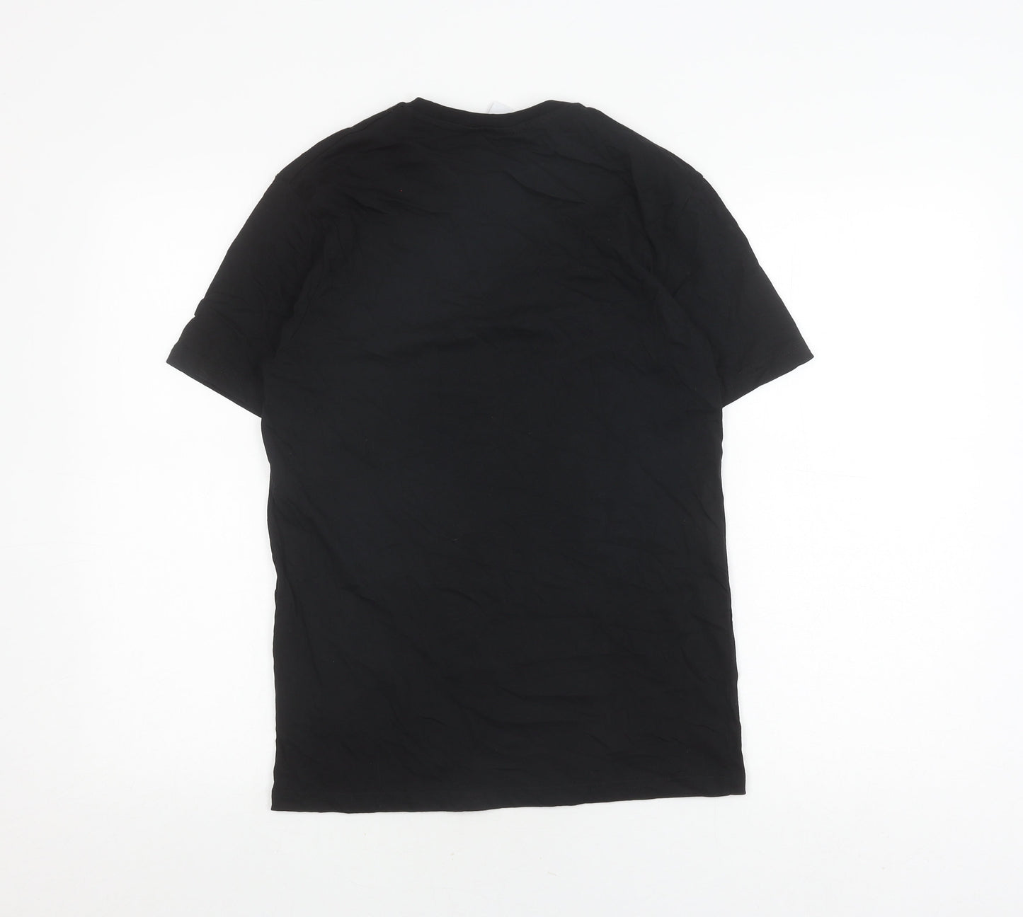 NASA Men's Black S Space Graphic Print T-Shirt