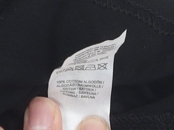 NASA Men's Black S Space Graphic Print T-Shirt