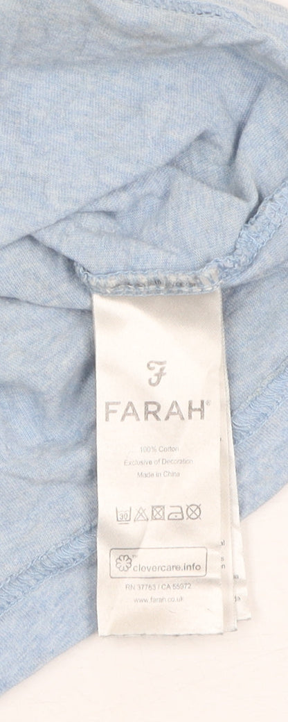 Mens UK Size XL Farah Blue  T-Shirt