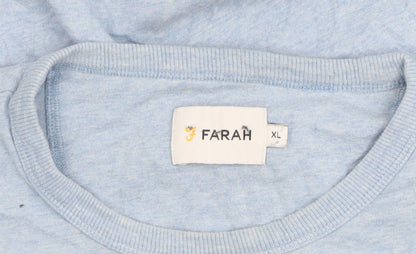 Mens UK Size XL Farah Blue  T-Shirt