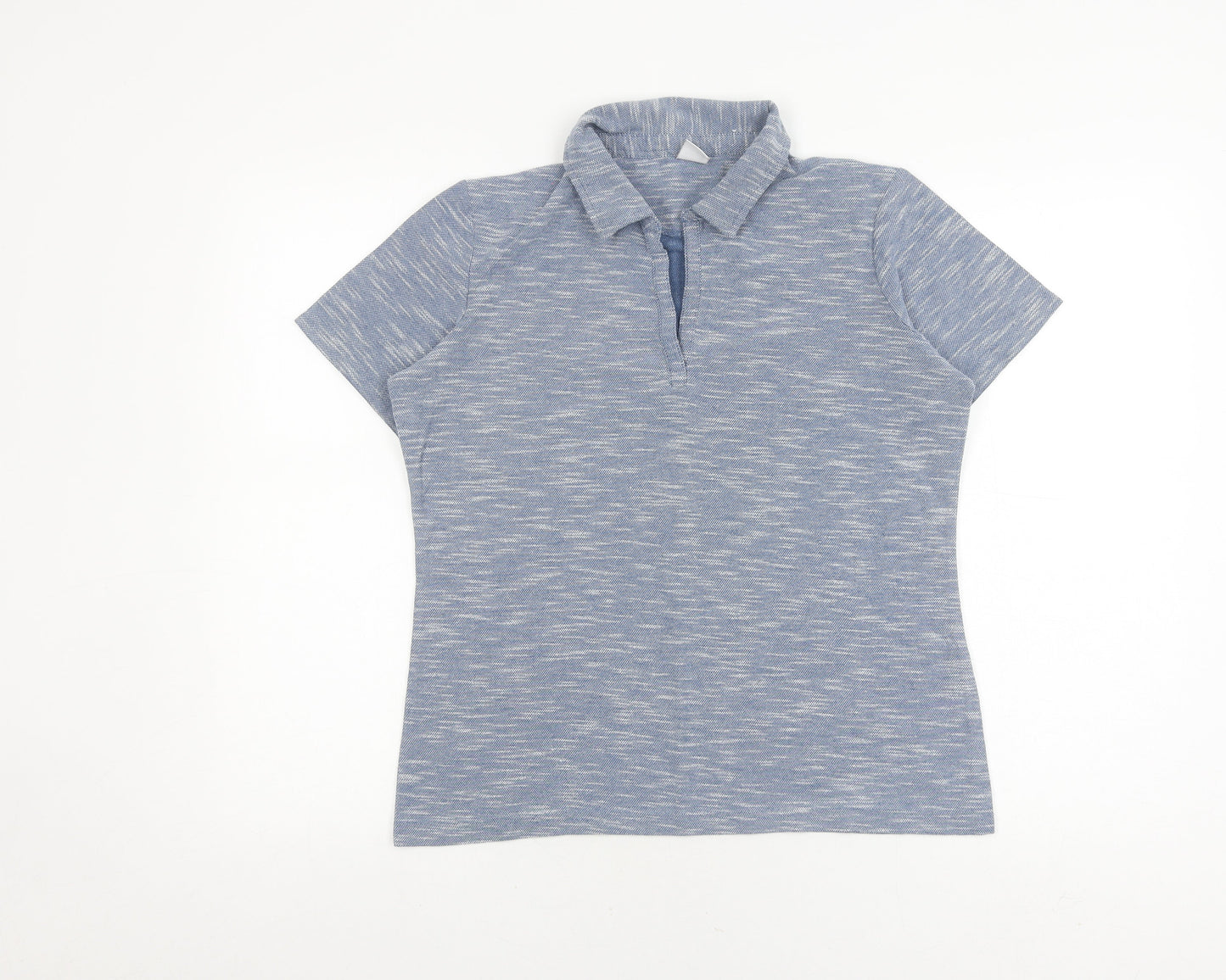 Cotton Traders Women's Blue Polo Shirt Size 12