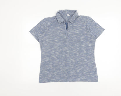 Cotton Traders Women's Blue Polo Shirt Size 12