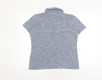 Cotton Traders Women's Blue Polo Shirt Size 12