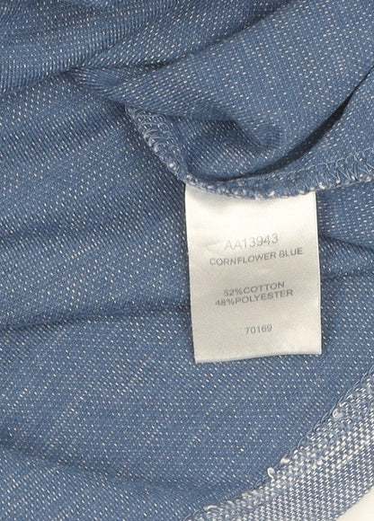 Cotton Traders Women's Blue Polo Shirt Size 12