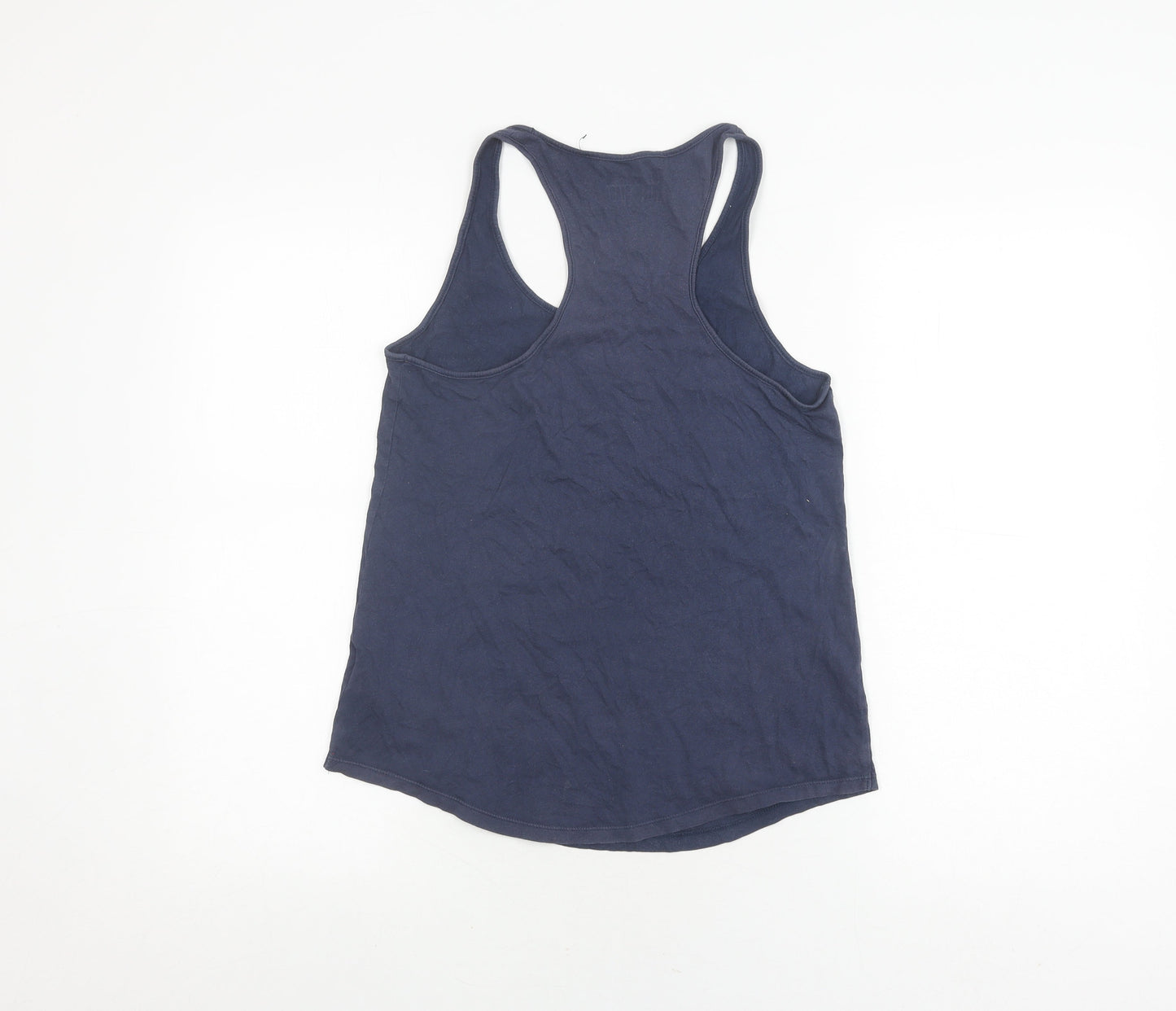 Womens UK Size S Converse Blue Basic Tank