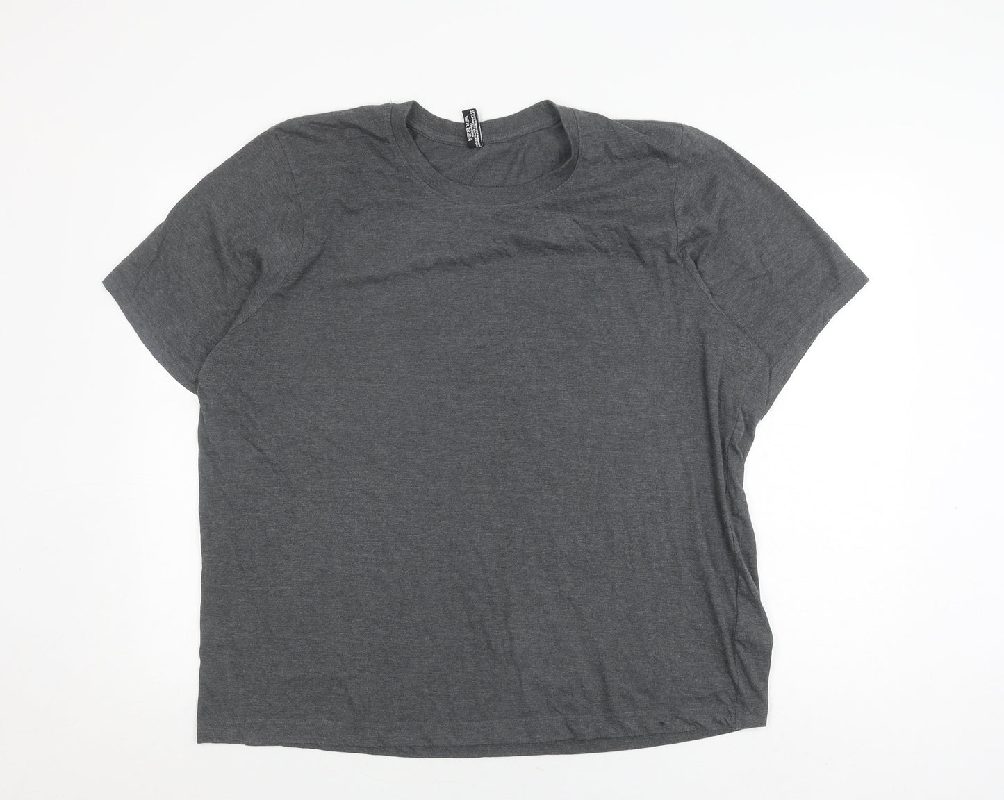 Mens UK Size 2XL Donnay Grey  T-Shirt