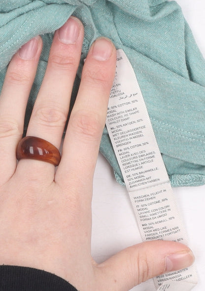 Fatface Women's Green Long Sleeve T-Shirt Size 10