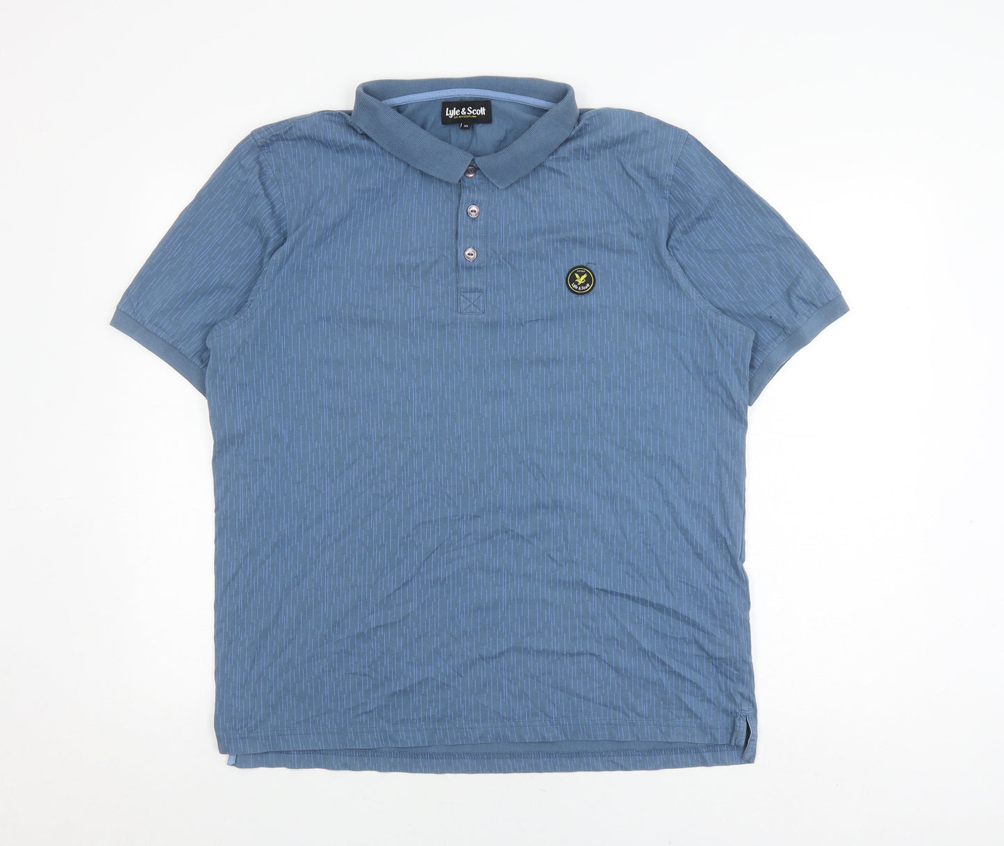 Lyle & Scott Men's Blue XL Polo Shirt