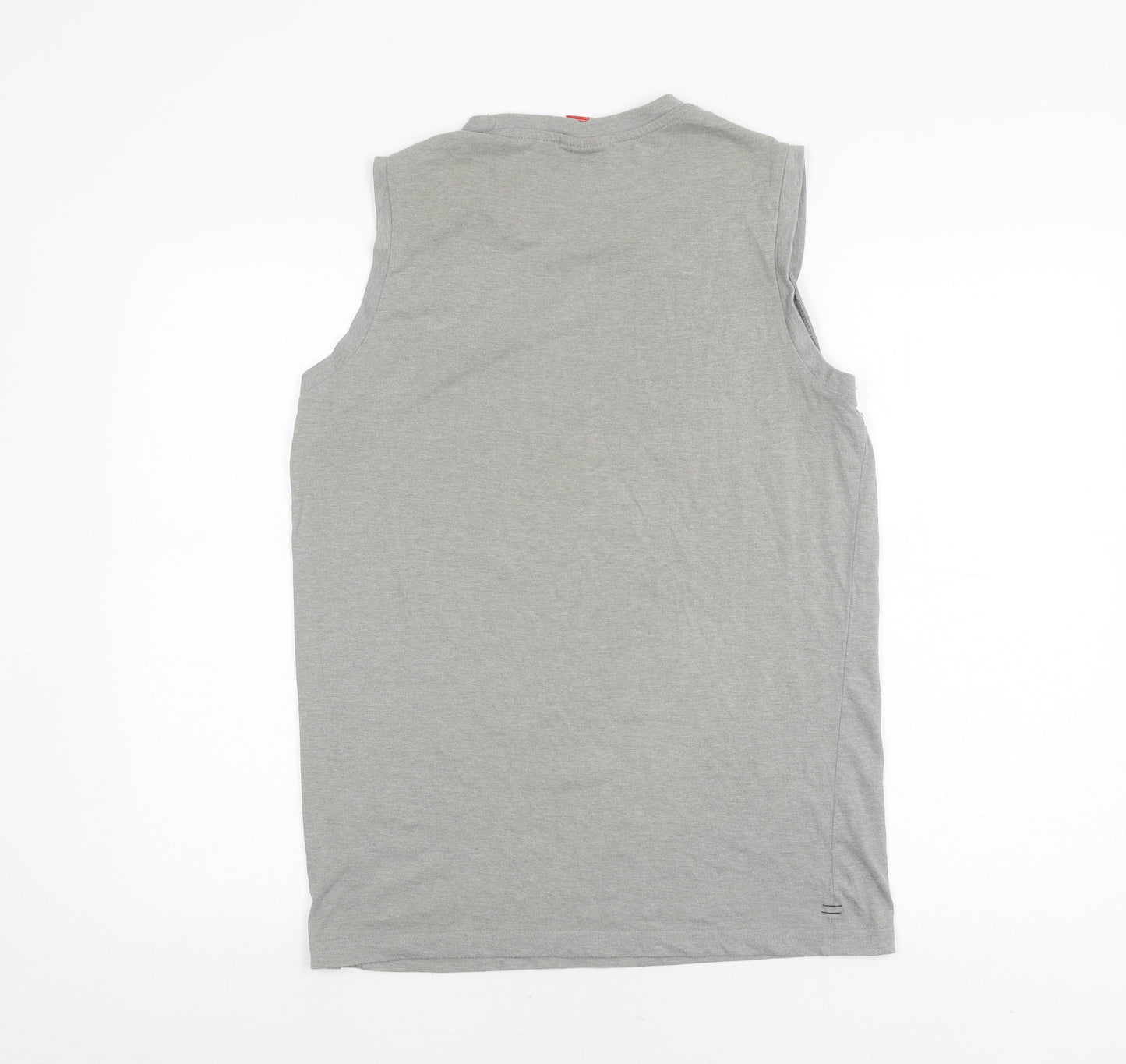 Slazenger Men's Grey Sleeveless T-Shirt Medium