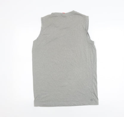 Slazenger Men's Grey Sleeveless T-Shirt Medium