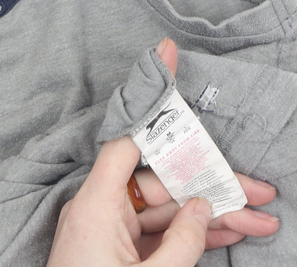 Slazenger Men's Grey Sleeveless T-Shirt Medium