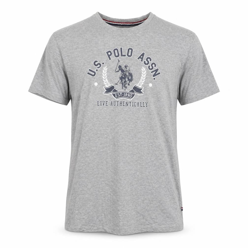 Mens UK Size L U.S. Polo Assn. Grey  T-Shirt