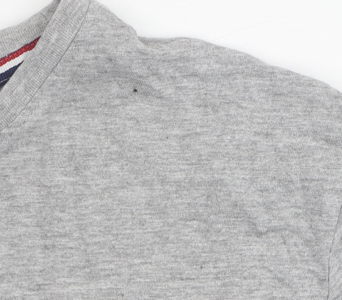 U.S. Polo Assn. Men's Grey Logo T-Shirt, Size L