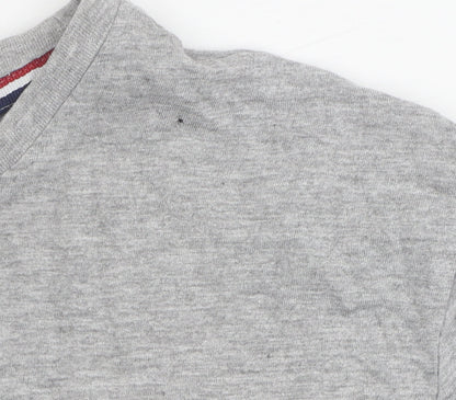 U.S. Polo Assn. Men's Grey Logo T-Shirt, Size L