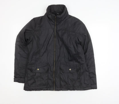 Womens UK Size 14 NEXT Black Puffer Jacket