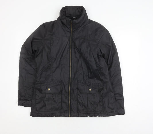 Womens UK Size 14 NEXT Black Puffer Jacket