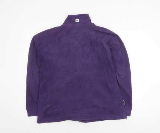 Mountain Warehouse Women's Purple Fleece Jacket Size 16 Casual
