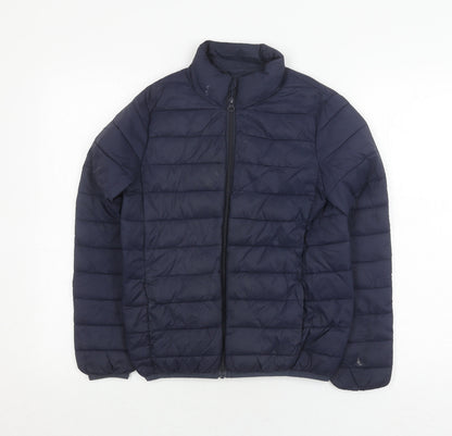 Dunnes Stores Boys Blue Puffer Jacket 10-11 Years Thermal