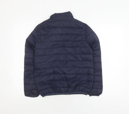 Dunnes Stores Boys Blue Puffer Jacket 10-11 Years Thermal