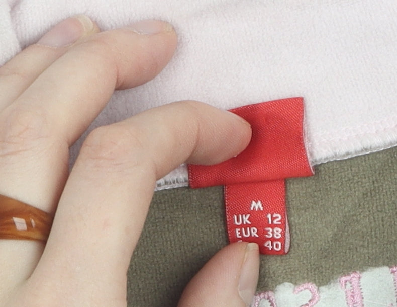 ELLE Women's Pink Waistcoat, M, Sleeveless, Full Zip