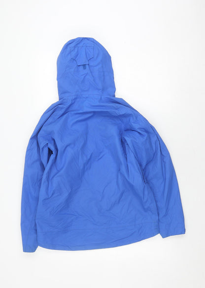Quechua Boys Blue Anorak Jacket, Size 12, Hooded, Outdoor