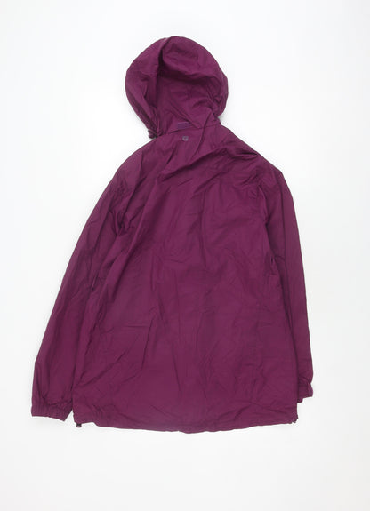 Mountain Warehouse Women's Purple Rain Coat Size 14