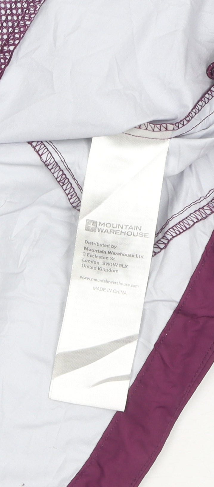 Mountain Warehouse Women's Purple Rain Coat Size 14