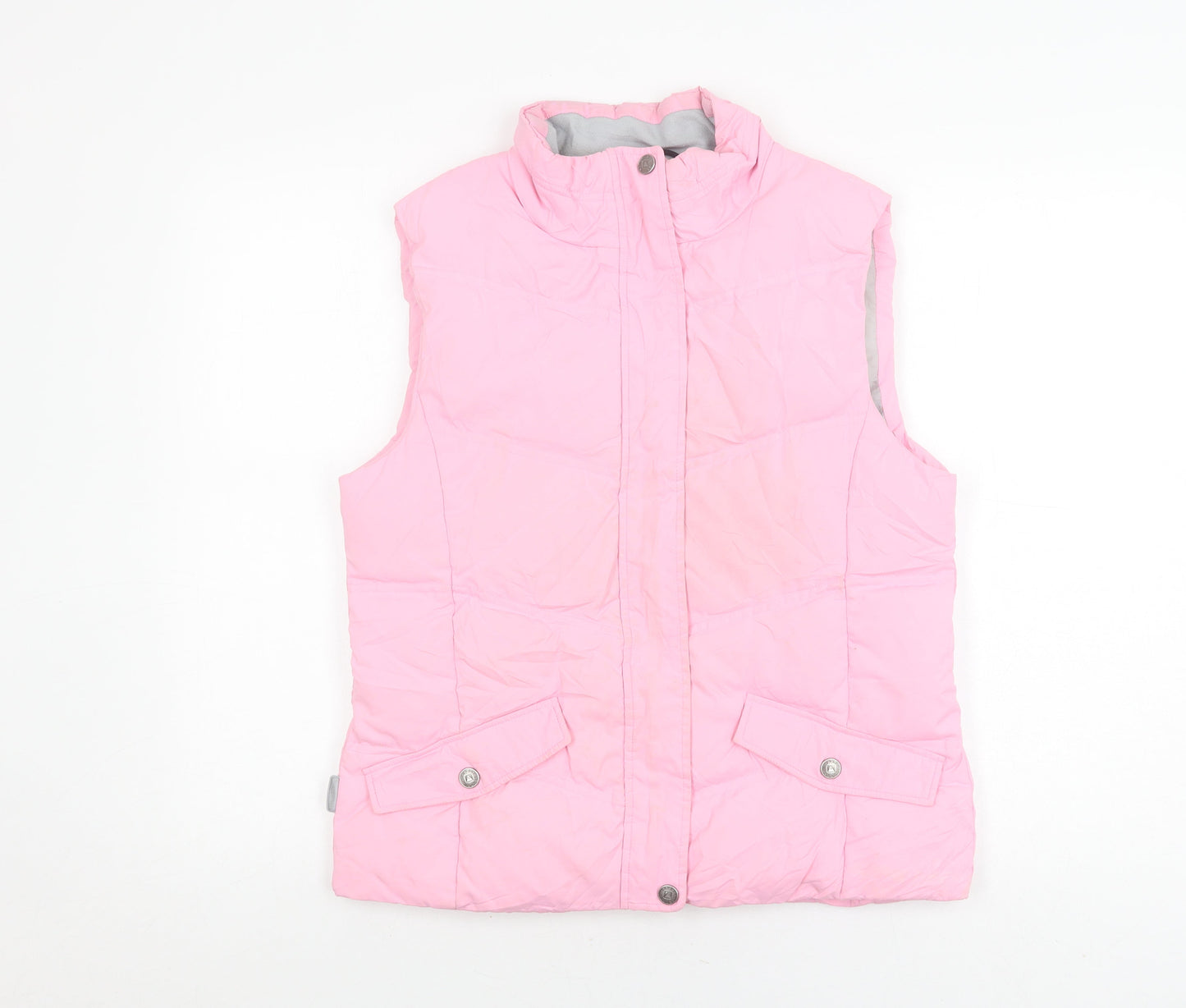 Icepeak Girls Pink Sleeveless Puffer Jacket, Size 14, Winter