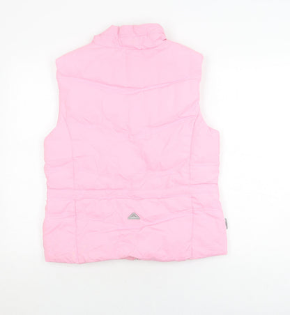 Icepeak Girls Pink Sleeveless Puffer Jacket, Size 14, Winter